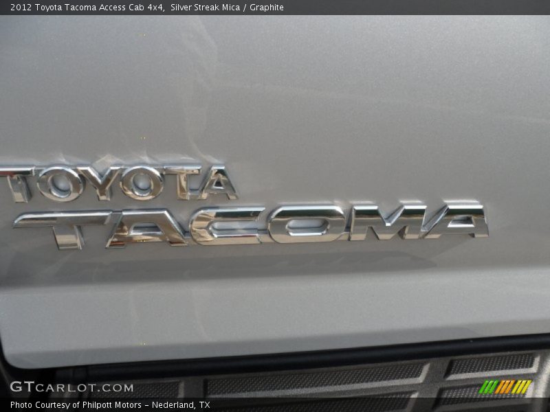Silver Streak Mica / Graphite 2012 Toyota Tacoma Access Cab 4x4