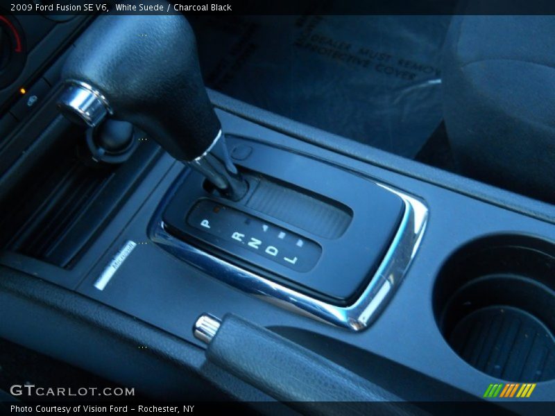 White Suede / Charcoal Black 2009 Ford Fusion SE V6
