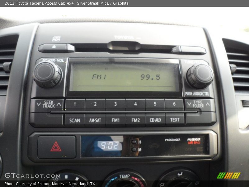 Audio System of 2012 Tacoma Access Cab 4x4