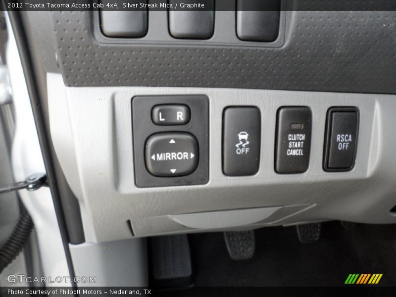 Controls of 2012 Tacoma Access Cab 4x4
