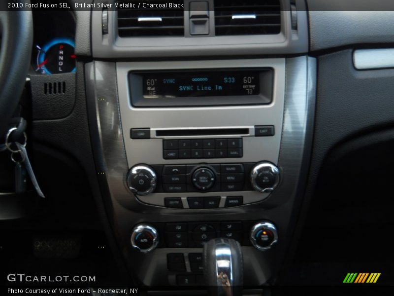 Brilliant Silver Metallic / Charcoal Black 2010 Ford Fusion SEL