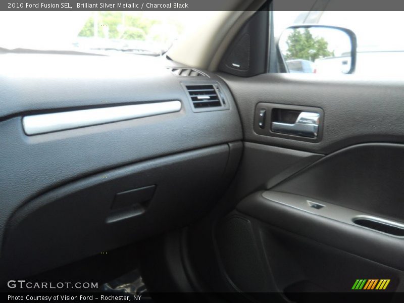 Brilliant Silver Metallic / Charcoal Black 2010 Ford Fusion SEL