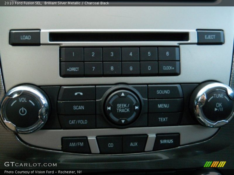 Brilliant Silver Metallic / Charcoal Black 2010 Ford Fusion SEL