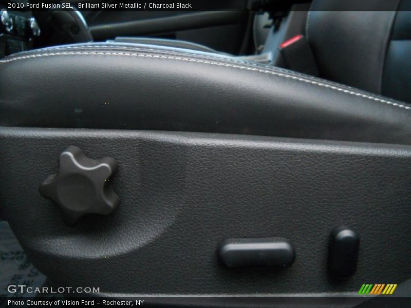 Brilliant Silver Metallic / Charcoal Black 2010 Ford Fusion SEL