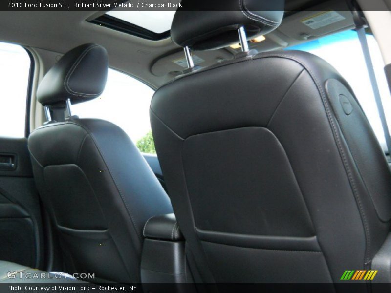 Brilliant Silver Metallic / Charcoal Black 2010 Ford Fusion SEL