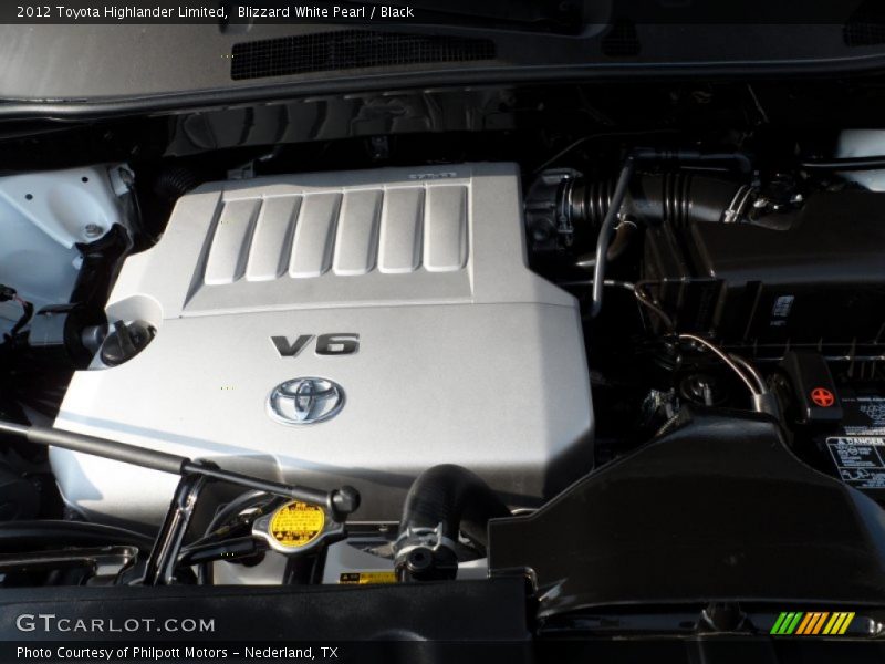Blizzard White Pearl / Black 2012 Toyota Highlander Limited