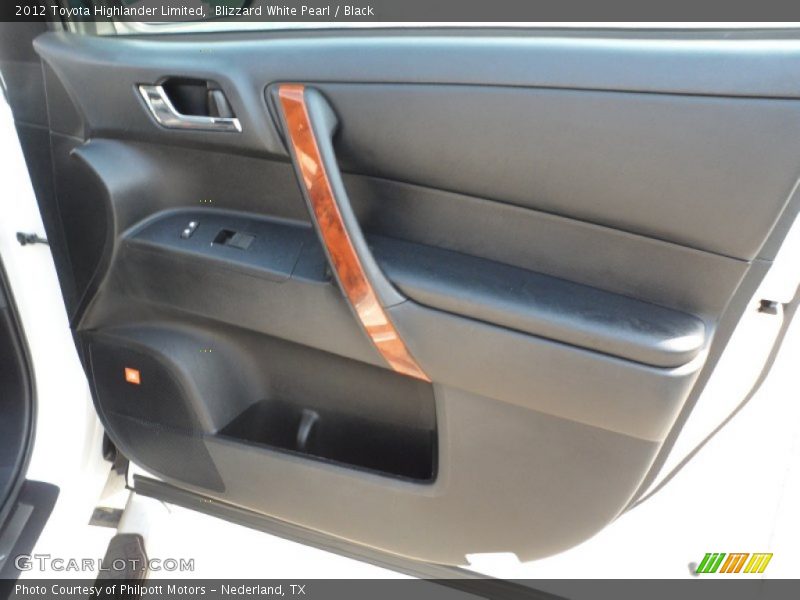 Blizzard White Pearl / Black 2012 Toyota Highlander Limited