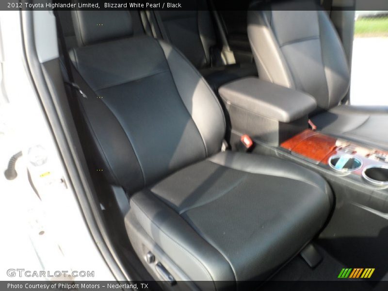 Blizzard White Pearl / Black 2012 Toyota Highlander Limited