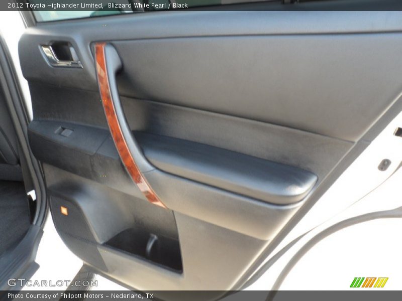 Blizzard White Pearl / Black 2012 Toyota Highlander Limited