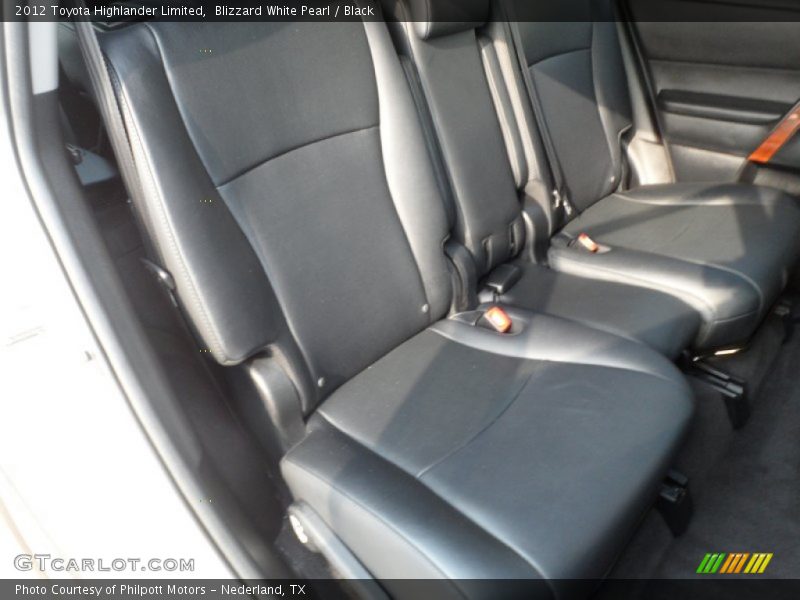 Blizzard White Pearl / Black 2012 Toyota Highlander Limited