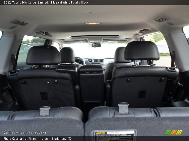 Blizzard White Pearl / Black 2012 Toyota Highlander Limited
