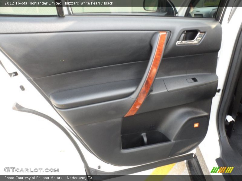 Blizzard White Pearl / Black 2012 Toyota Highlander Limited