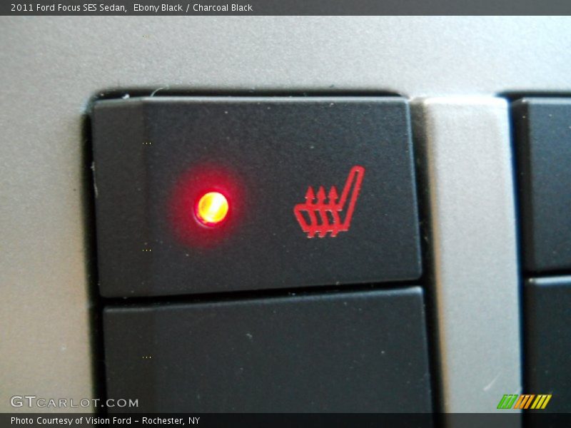 Ebony Black / Charcoal Black 2011 Ford Focus SES Sedan