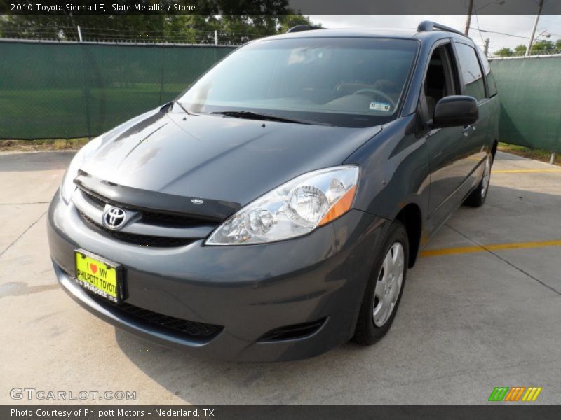Slate Metallic / Stone 2010 Toyota Sienna LE