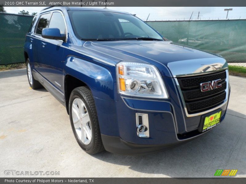 Atlantic Blue Metallic / Light Titanium 2010 GMC Terrain SLE