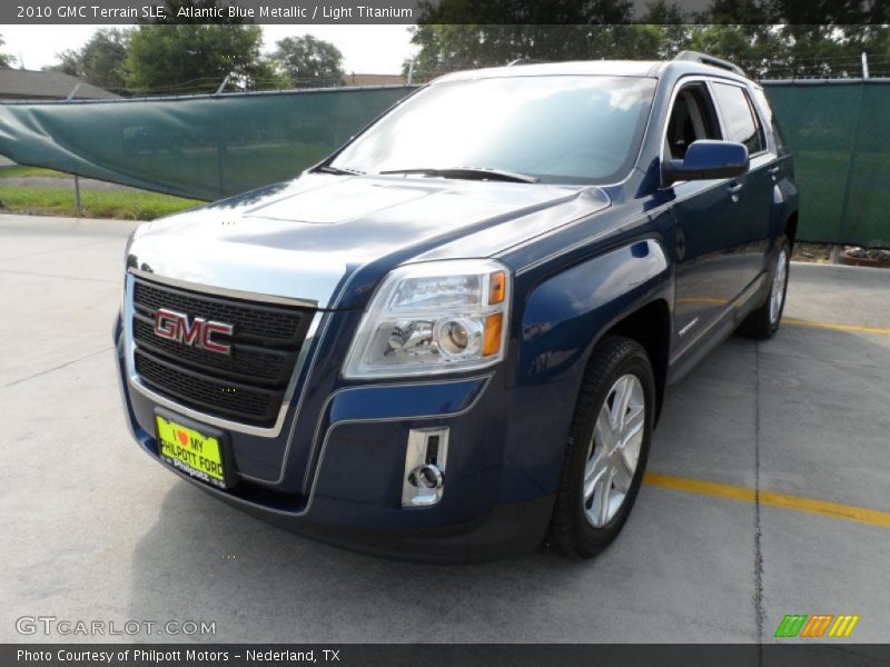 Atlantic Blue Metallic / Light Titanium 2010 GMC Terrain SLE