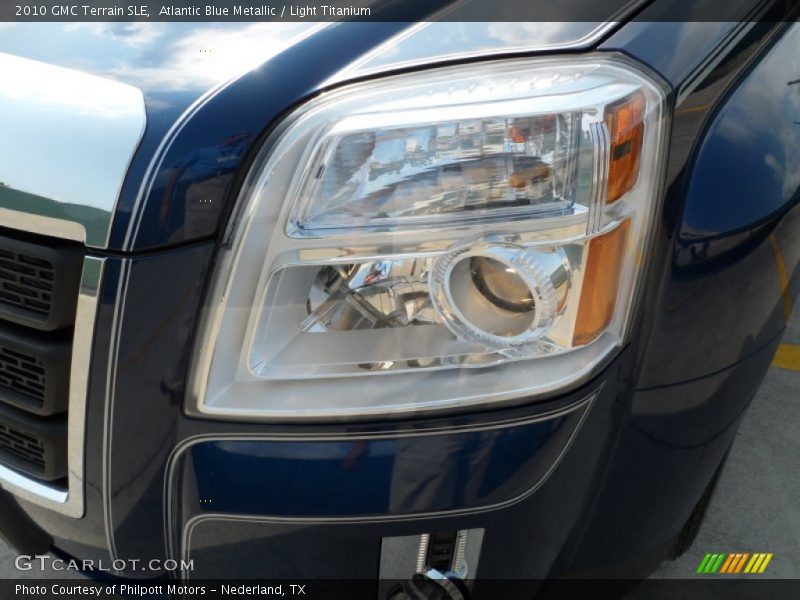 Atlantic Blue Metallic / Light Titanium 2010 GMC Terrain SLE