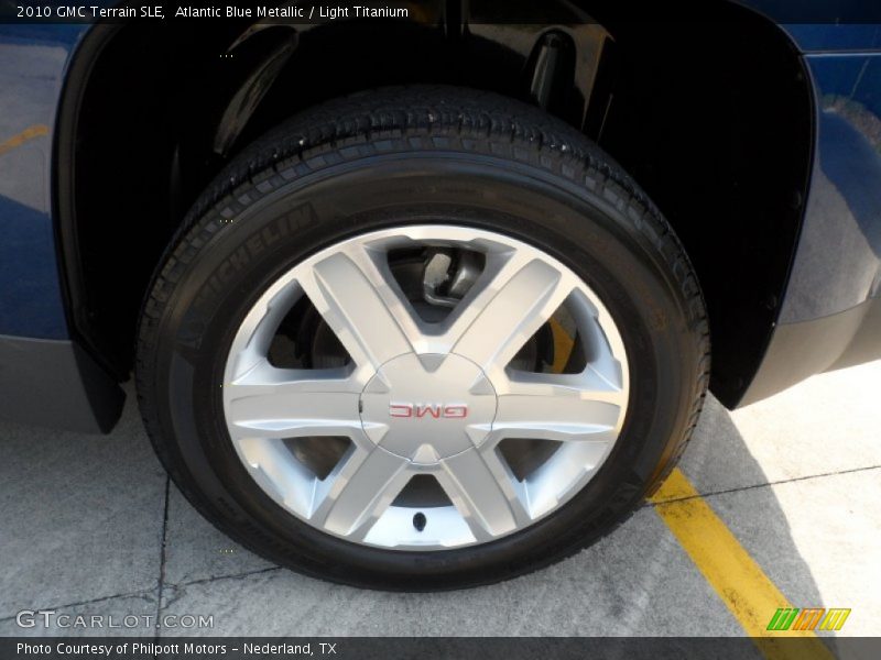 Atlantic Blue Metallic / Light Titanium 2010 GMC Terrain SLE