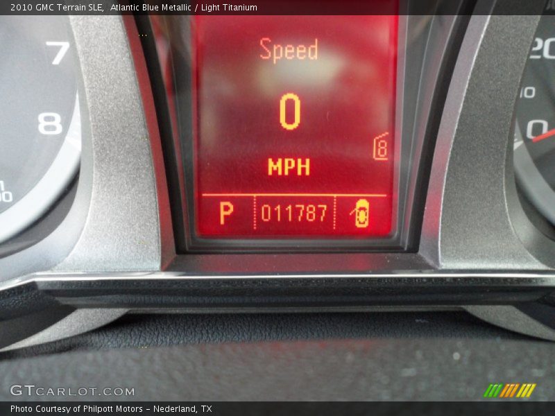 Atlantic Blue Metallic / Light Titanium 2010 GMC Terrain SLE