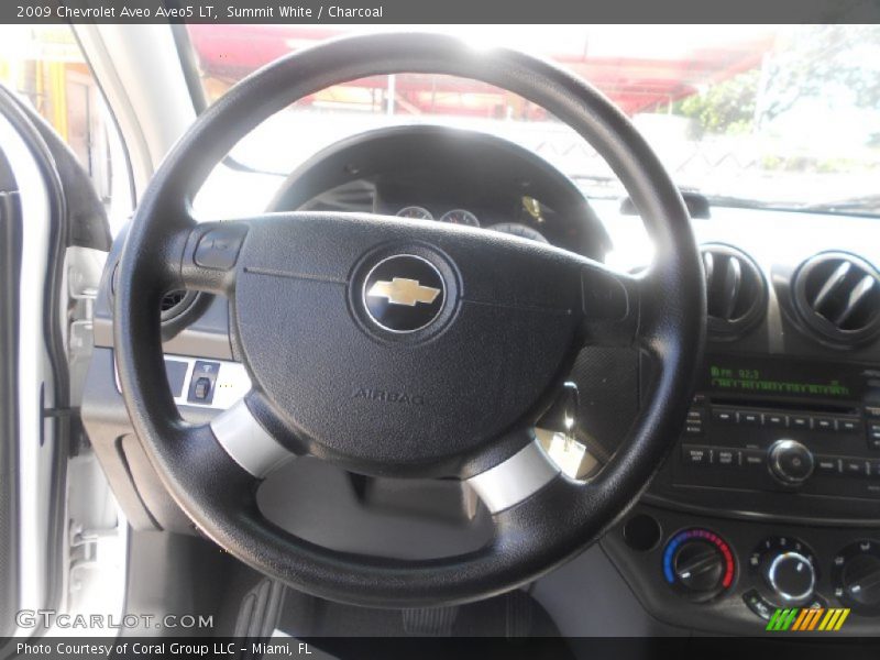 Summit White / Charcoal 2009 Chevrolet Aveo Aveo5 LT