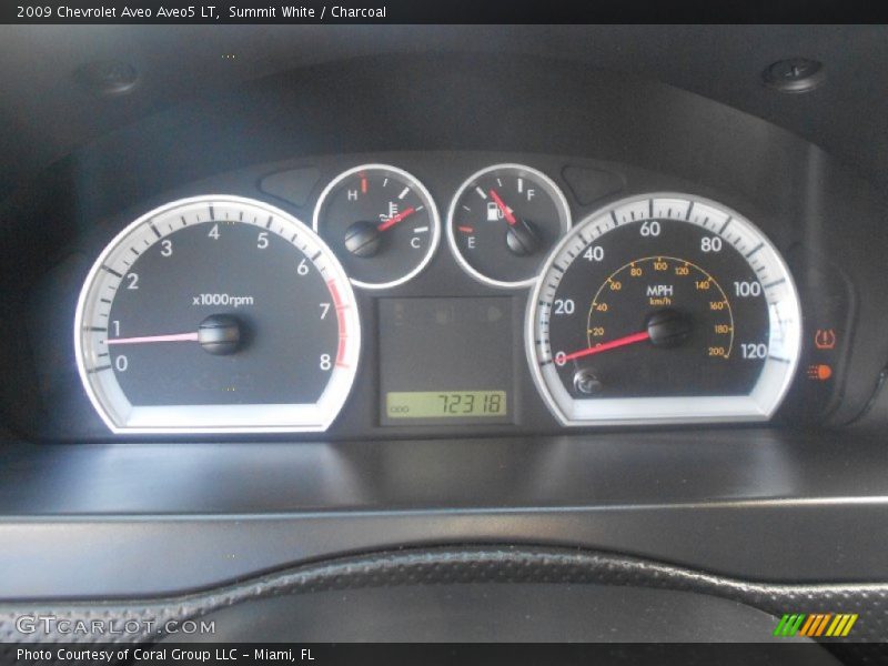 Summit White / Charcoal 2009 Chevrolet Aveo Aveo5 LT