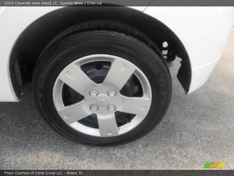 Summit White / Charcoal 2009 Chevrolet Aveo Aveo5 LT