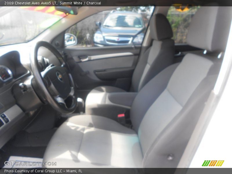 Summit White / Charcoal 2009 Chevrolet Aveo Aveo5 LT