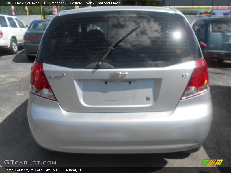 Cosmic Silver / Charcoal Black 2007 Chevrolet Aveo 5 LS Hatchback