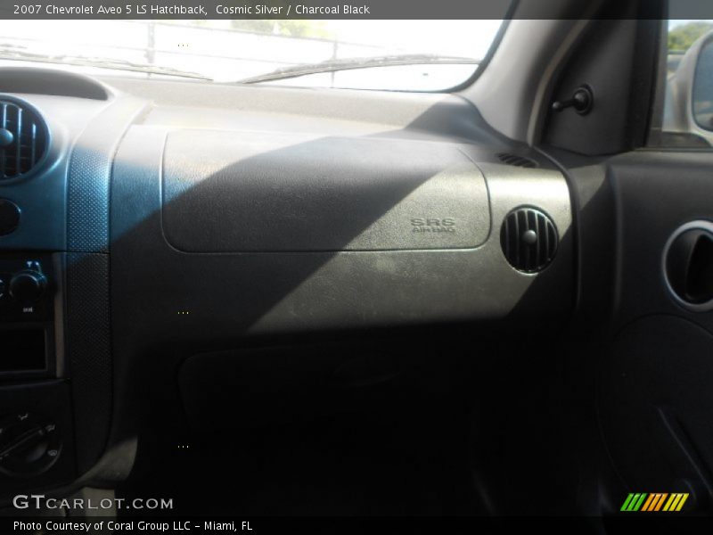 Cosmic Silver / Charcoal Black 2007 Chevrolet Aveo 5 LS Hatchback