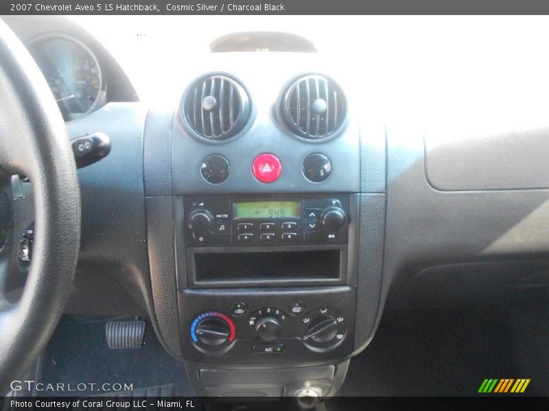 Cosmic Silver / Charcoal Black 2007 Chevrolet Aveo 5 LS Hatchback