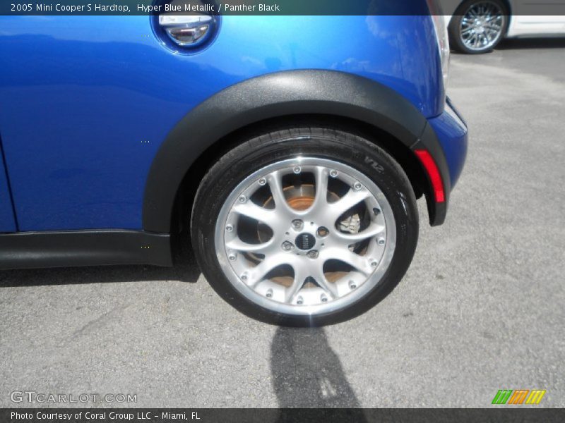 Hyper Blue Metallic / Panther Black 2005 Mini Cooper S Hardtop