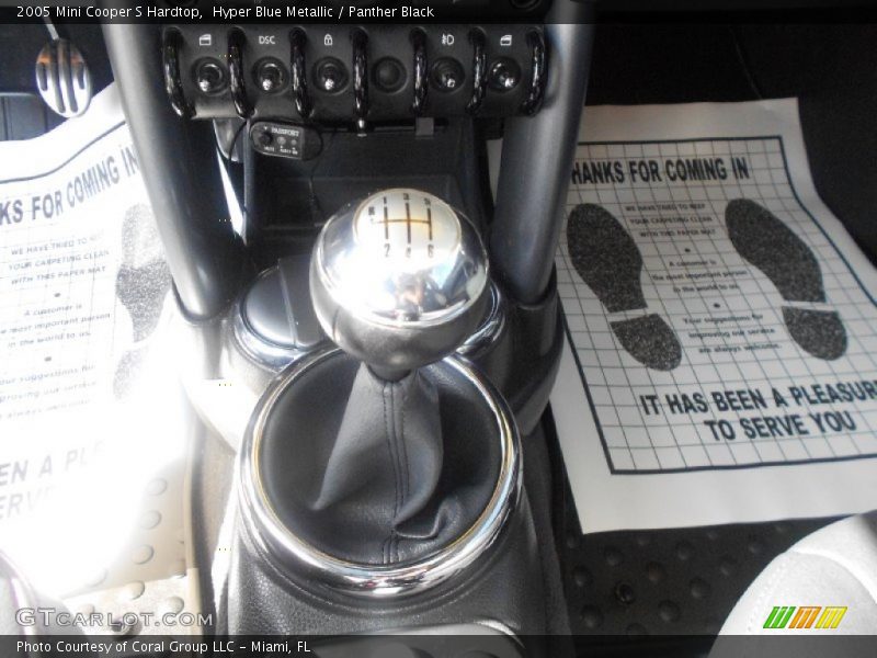 Hyper Blue Metallic / Panther Black 2005 Mini Cooper S Hardtop