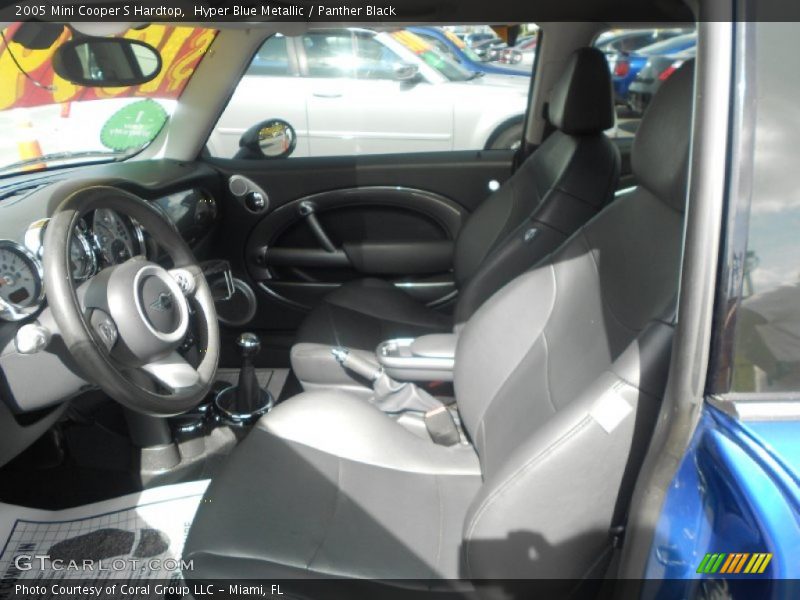 Hyper Blue Metallic / Panther Black 2005 Mini Cooper S Hardtop