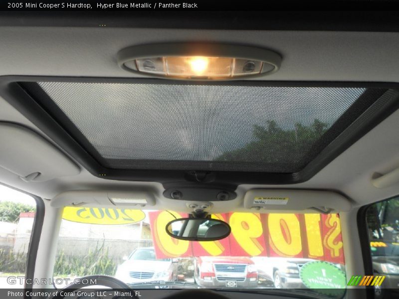 Hyper Blue Metallic / Panther Black 2005 Mini Cooper S Hardtop