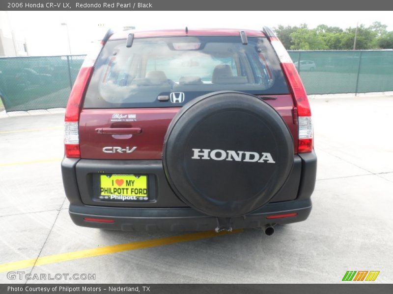 Redondo Red Pearl / Black 2006 Honda CR-V LX