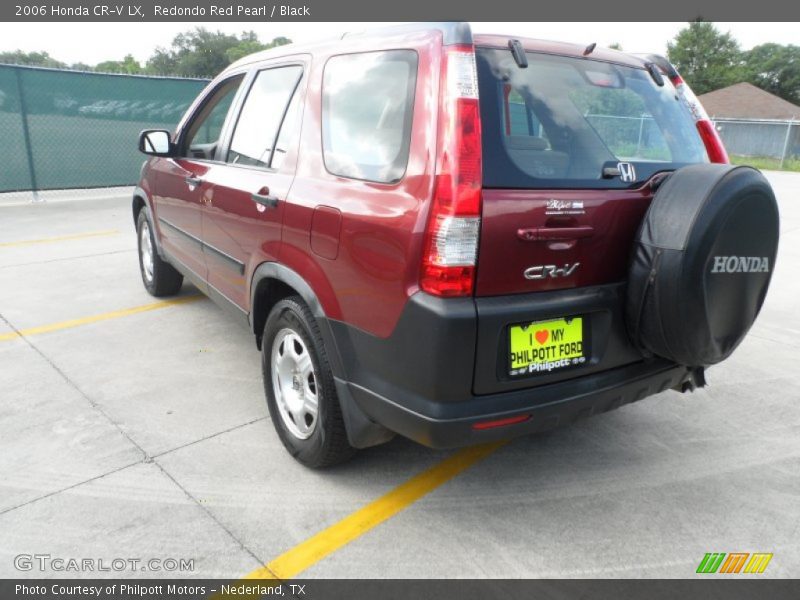 Redondo Red Pearl / Black 2006 Honda CR-V LX