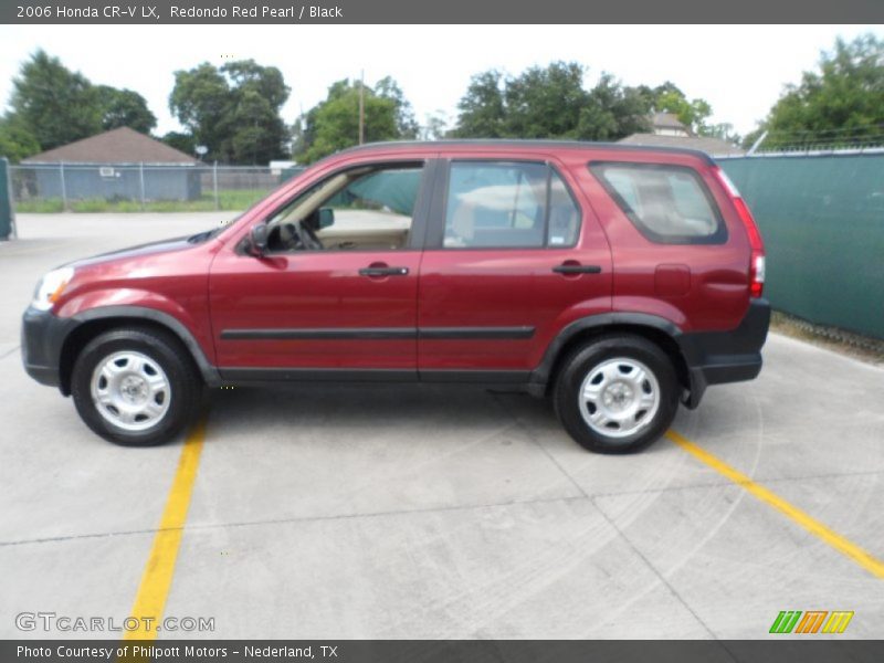 Redondo Red Pearl / Black 2006 Honda CR-V LX