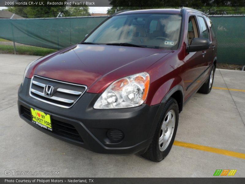 Redondo Red Pearl / Black 2006 Honda CR-V LX