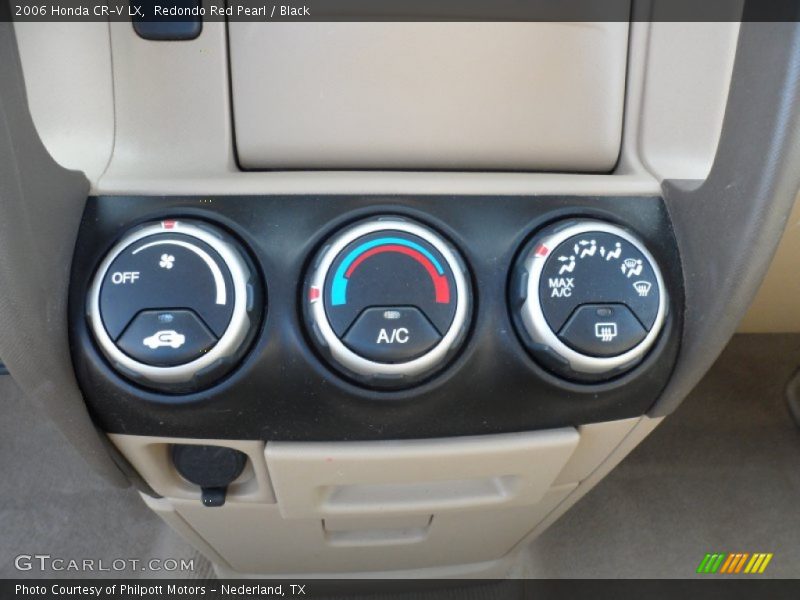 Redondo Red Pearl / Black 2006 Honda CR-V LX