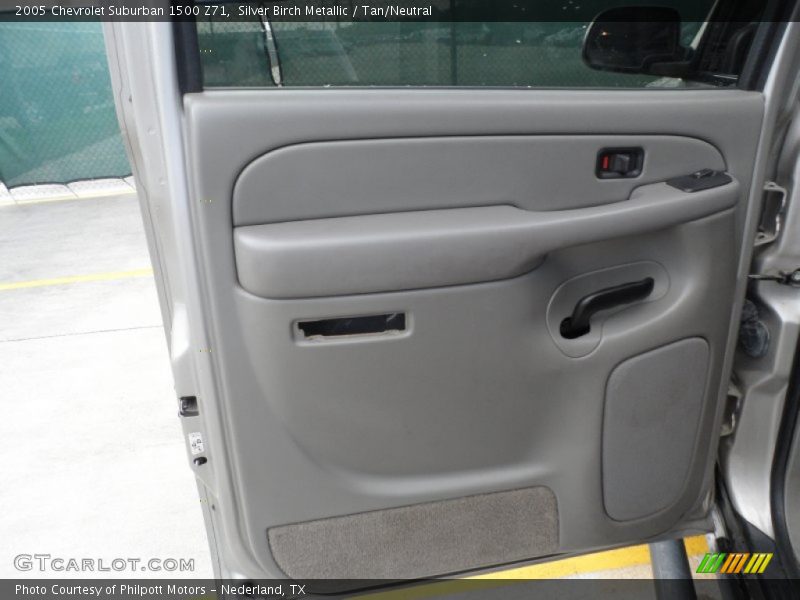Silver Birch Metallic / Tan/Neutral 2005 Chevrolet Suburban 1500 Z71