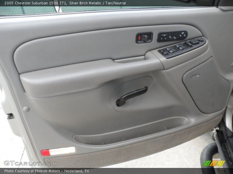 Silver Birch Metallic / Tan/Neutral 2005 Chevrolet Suburban 1500 Z71