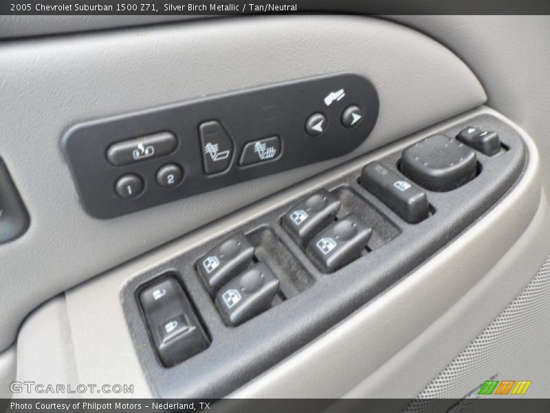 Silver Birch Metallic / Tan/Neutral 2005 Chevrolet Suburban 1500 Z71