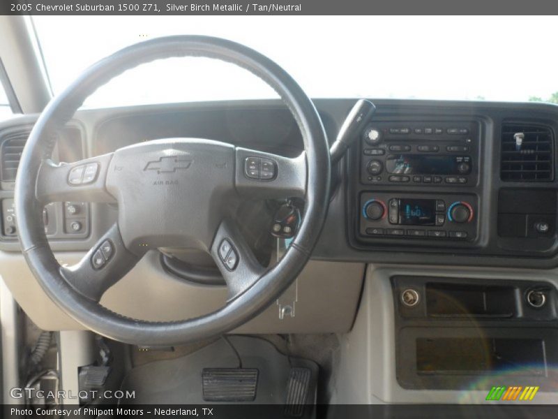 Silver Birch Metallic / Tan/Neutral 2005 Chevrolet Suburban 1500 Z71