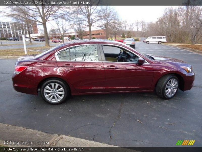 Basque Red Pearl II / Ivory 2012 Honda Accord EX Sedan