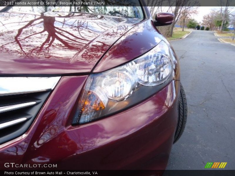 Basque Red Pearl II / Ivory 2012 Honda Accord EX Sedan