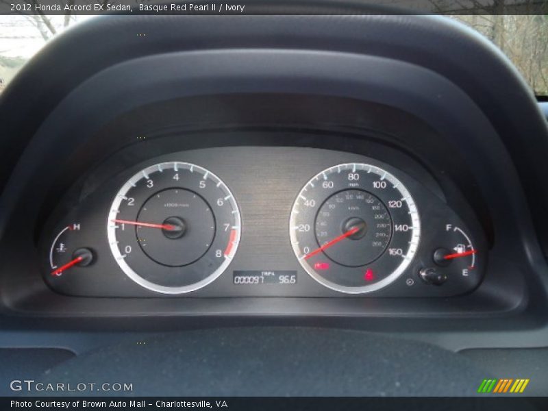 Basque Red Pearl II / Ivory 2012 Honda Accord EX Sedan