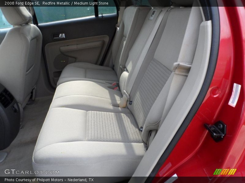 Redfire Metallic / Medium Light Stone 2008 Ford Edge SE