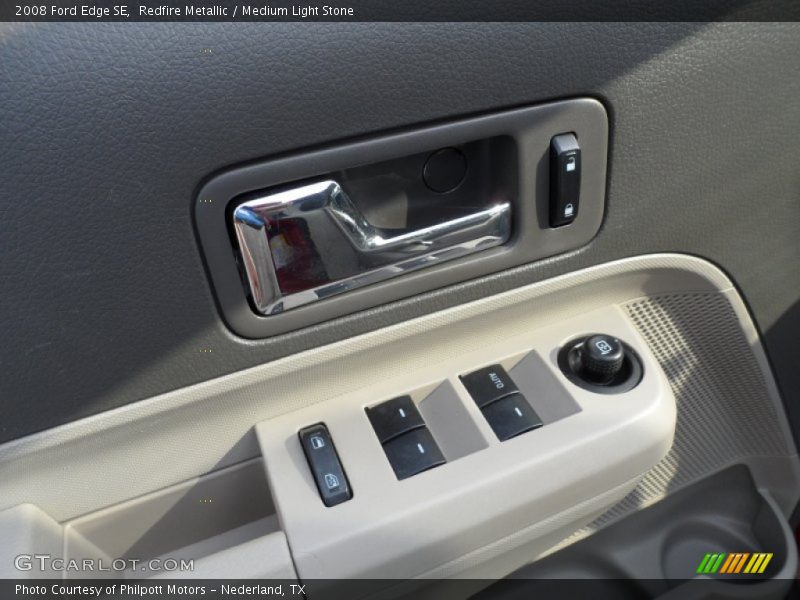 Redfire Metallic / Medium Light Stone 2008 Ford Edge SE