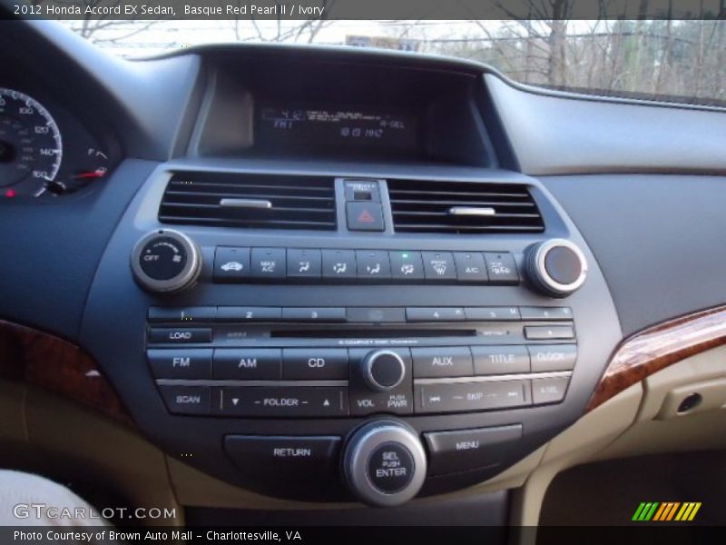 Basque Red Pearl II / Ivory 2012 Honda Accord EX Sedan