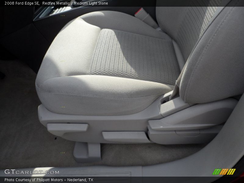 Redfire Metallic / Medium Light Stone 2008 Ford Edge SE